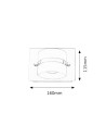 Rabalux Tony Осветление за баня IP44 LED 5W 5489 - 12
