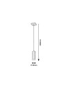 Rabalux Toras Спот осветление IP20 GU10 1X MAX 5W K 72121 - 13