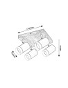Rabalux Toras Спот осветление IP20 GU10 4X MAX 5W K 73124 - 13