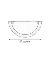Rabalux Ufo Аплик IP20 E27 1x MAX 60W 5181 - 4