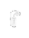 Rabalux Yago Осветление за баня IP44 E27 1x MAX 60W 3309 - 7
