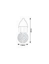 Rabalux Yola Соларно осветление IP44 LED 0,06W K 7850 - 13