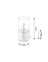 Rabalux Zelkova Настолни лампи IP20 E27 1x MAX 40W 3153 - 7