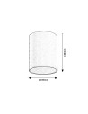 Rabalux Zombor Плафон IP54 GU10 1x MAX 35W K 7819 - 3