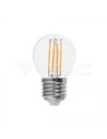 V-tac LED Крушка - 6W Filament E27 G45 6400К 130LM/W 2853