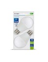 V-tac LED Крушка - 15W E27 A60 Термо Пластик 6400K 2Бр/Блистер 7302 - 7