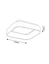 Rabalux Adeline Плафон IP20 LED 28W 3000-6000K 3926 - 4