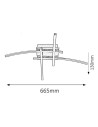 Rabalux Alexis Плафон IP20 LED 4x 6W 4000 2503 - 3