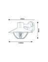 Rabalux Almada Външно стенно осветление IP44 E27 1x MAX 10W K 7884