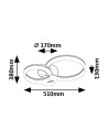 Rabalux Amilia Плафон IP20 LED 24W 3000-6500 71385 - 5
