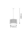 Rabalux Anastasia Висящи осветителни тела IP20 E27 1x MAX 60W K 2632 - 3