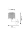 Rabalux Anastasia Аплик IP20 E27 1x MAX 60W K 2628 - 3