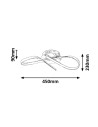 Rabalux Aniela Плафон IP20 LED 20W 4000 2187 - 3