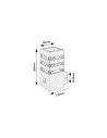 Rabalux Ankara Външно стенно осветление IP44 E27 1x MAX 12W K 77025 - 3