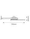 Rabalux Antonia Осветление за баня IP44 LED 2x 12W 4000 5895 - 3