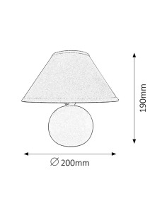 Rabalux Ariel Нощни лампи IP20 E14 1x MAX 40W K 4906 - Цена | LEDs4economy 2
