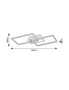 Rabalux Athelstan Плафон IP20 LED 40W 3000 71013 - 6