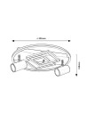 Rabalux Aztec Плафон IP20 LED 40W 4000 6905 - 6