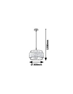 Rabalux Basil Висящи осветителни тела IP20 E27 1x MAX 40W K 5383 - Цена | LEDs4economy 2