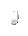 Rabalux Basil Висящи осветителни тела IP20 E27 1x MAX 40W K 5383 - 2
