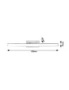 Rabalux Bastian Осветление за баня IP44 LED 13W 4000 5781 - 3