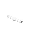 Rabalux Batten Light Oсветителни тела за шкаф IP20 LED 10W 4000 1450 - 4