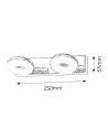 Rabalux Beata Осветление за баня IP44 LED 2x 5W 4000 5717 - 4