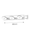 Rabalux Beata Осветление за баня IP44 LED 3x 5W 4000 5718 - 5