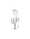 Rabalux Bellini Висящи осветителни тела IP20 E27 3x MAX 60W K 72203 - 5