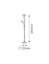 Rabalux Beta Лампион IP20 R7S 1x MAX 230 + G9 1x MAX 40W 2700 4076 - 2