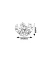 Rabalux Birdy Детски лампи IP20 E14 3x MAX 40W K 6389 - 2