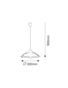 Rabalux Bloomy Висящи осветителни тела IP20 E27 1x MAX 60W K 1848 - Цена | LEDs4economy 2