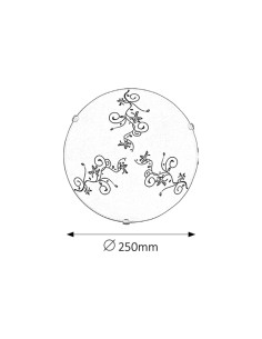 Rabalux Bloomy Плафон IP20 E27 (A50) 1x MAX 60W K 1847 - Цена | LEDs4economy 2