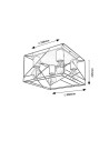 Rabalux Boire Плафон IP20 E27 4x MAX 40W K 71024 - 5