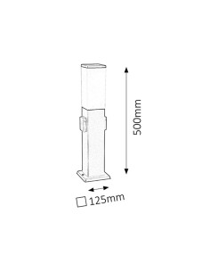Rabalux Bonn Външни стоящи лампи IP44 E27 1x MAX 60W K 8339 - Цена | LEDs4economy 2