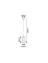 Rabalux Callia Висящи осветителни тела IP20 E14 1x MAX 25W K 3018 - 3