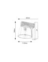 Rabalux Cardamom Аплик IP20 E14 1x MAX 40W K 3081 - 3