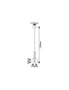 Rabalux Centio Висящи осветителни тела IP20 E27 1x MAX 40W K 72171 - 4