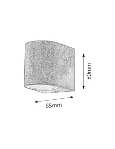 Rabalux Chile Външно стенно осветление IP44 GU10 1x MAX 35W K 8018 - Цена | LEDs4economy 2