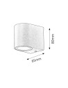 Rabalux Chile Външно стенно осветление IP44 GU10 1x MAX 35W K 8029