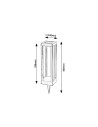 Rabalux Cong Външни декоративни лампи IP44 LED 0,18W 4000K 77186 - 3