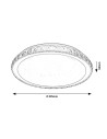 Rabalux Cressida Плафон IP20 LED 24W 4000 2420 - 3