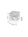 Rabalux Cubiko Декоративни лампи IP20 LED 1W K 76022 - 6