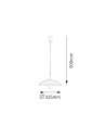 Rabalux Cupola range Висящи осветителни тела IP20 E27 1x MAX 60W K 1408 - 2
