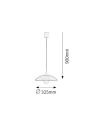 Rabalux Cupola range Висящи осветителни тела IP20 E27 1x MAX 60W K 4615 - 3