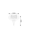 Rabalux Dannet Соларно осветление IP44 LED 0,24W 3000K 7975 - 2