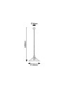 Rabalux Daryl Висящи осветителни тела IP20 E27 1x MAX 40W K 5271 - 3