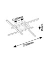 Rabalux Demir Плафон IP20 LED 24W 4000 71398 - 3