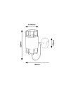 Rabalux Dimitri Аплик IP20 E27 1x MAX 40W K 3123 - 2