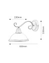 Rabalux Elisett Аплик IP20 E27 1x MAX 60W K 2751 - 2